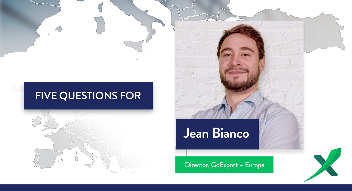Five questions for Jean Bianco, Director, GoExport – Europe